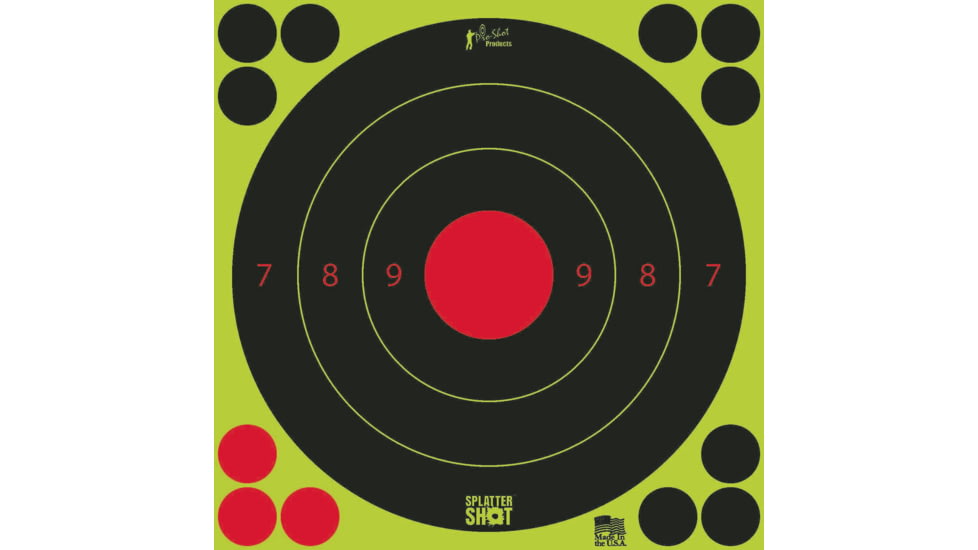 Pro-Shot UIT International 25/50 Meter Target, 30 Pack, Black, UIT-30PK