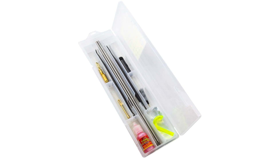 Pro-Shot Universal Box Gun Cleaning Kit w/Swivel T Handle, Stainless Steel, .22 Cal. - 12 Ga. UVBOXKIT