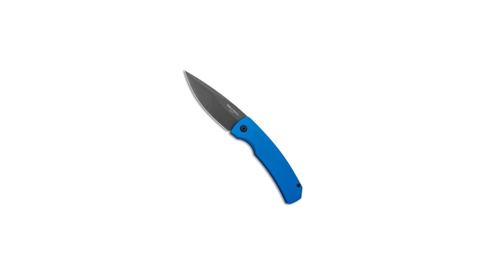 Pro-Tech Knives Magic 2 Whiskers Automatic Folding Knife, 3.75in, 154CM, Drop Point Blade, Aluminum, Blue Handle, Tactical, Blue/Black, 8.625 inch, BHQ-93714