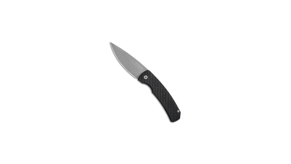 Pro-Tech Knives Magic 2 Whiskers Automatic Folding Knife, 3.75in, 154CM, Spear Point Blade, Aluminum, Black Handle, Shot Show 2018 Feather Texture, Black/Gray, 8.625 inch, BHQ-80655