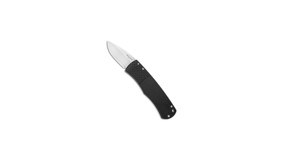Pro-Tech Knives Magic BR-1.3 CA Whiskers CA-Legal Automatic Folding Knife, 1.96in, 154CM, Drop Point Blade, Aluminum, Black Handle, Satin, Black/Gray, 6.00 inch, BHQ-101575