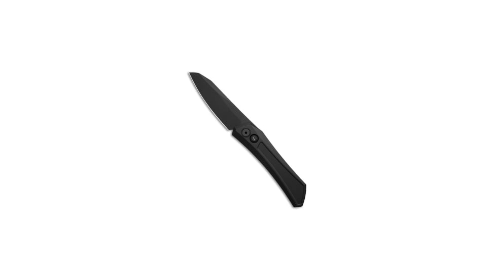 Pro-Tech Knives Oligarch OPERATOR Automatic Folding Knife, 3.25in, CPM MagnaCut, Sheepsfoot Blade, Aluminum, Black Handle, Black/Black, 7.50 inch, BHQ-223145