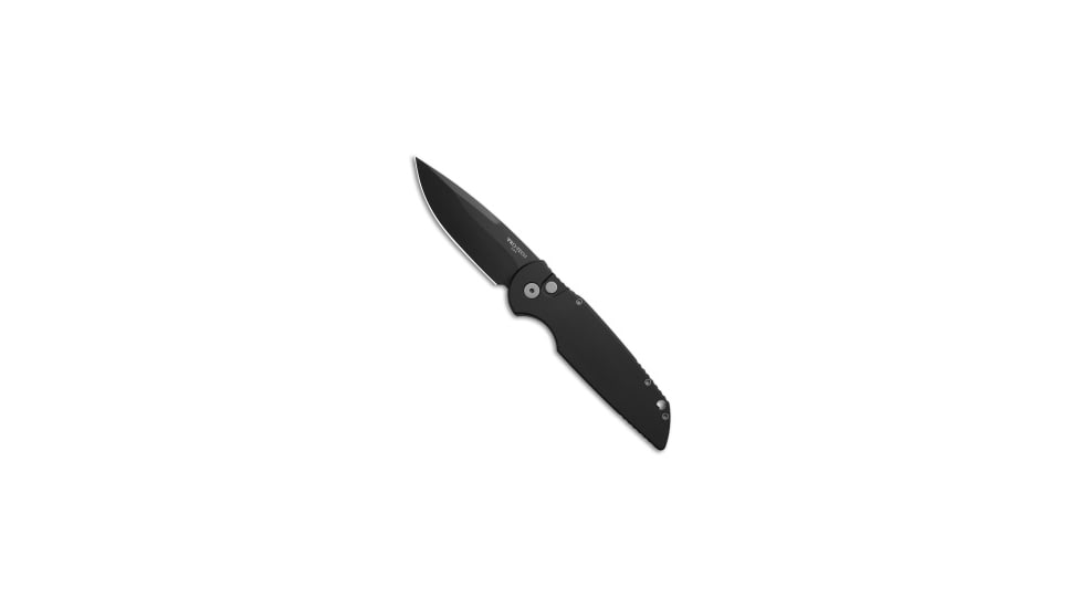 Pro-Tech Pro-Tech Tactical Response 3 Automatic Knife Black Aluminum 3.5" Black, Black, 154CM, adult, BHQ-212031
