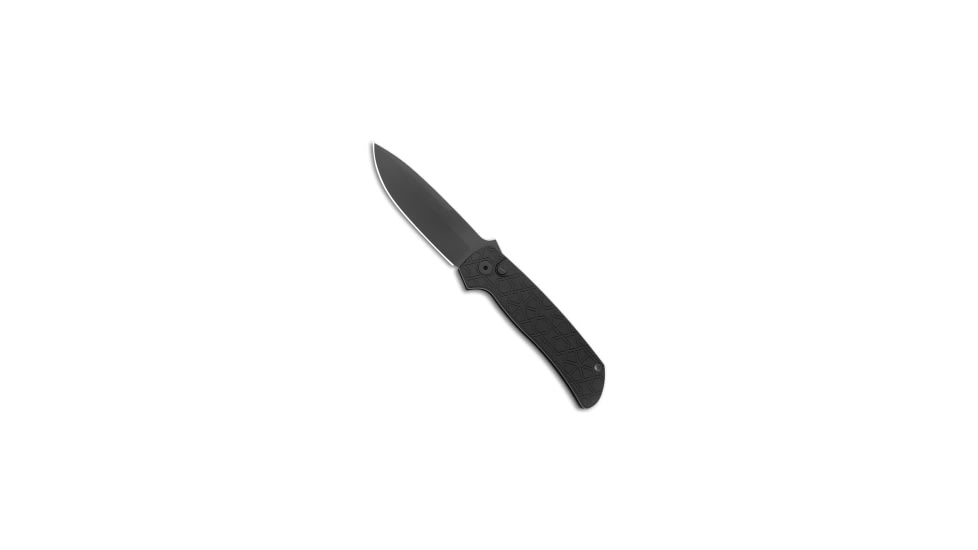 Pro-Tech Knives Terzuola ATCF Operator Automatic Folding Knife, 3.50in, CPM S45VN, Drop Point Blade, Aluminum, Black Handle, Black/Black, 7.92 inch, BHQ-206064