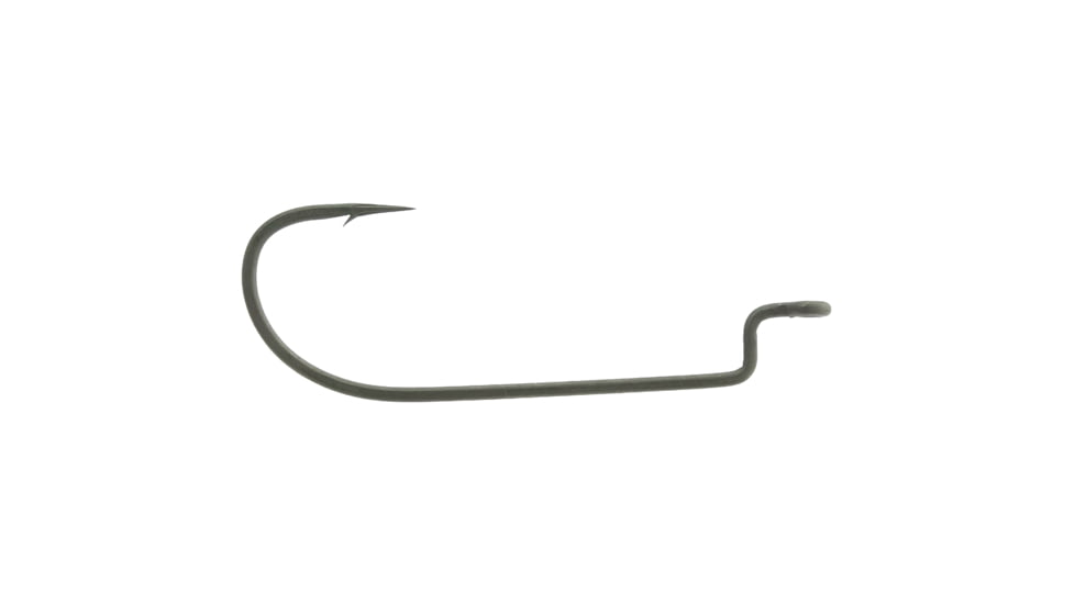 Pro-X PX36Z 1/0 Hard Bend Offset Worm Hook, Forged, Sz 1/0, No Flash Gray, Pro X Point, 5 Pk, PX36Z