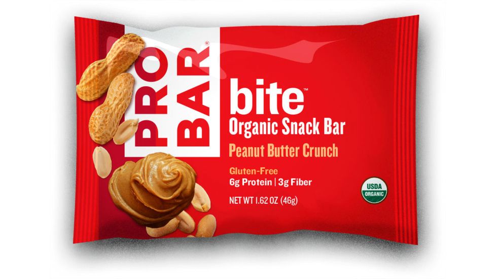 Probar Bite Peanut Butter Crunch Organic Snack Bar-12 Pack