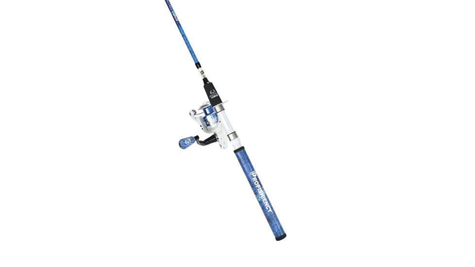 ProFISHiency 6ft8in Realtree Wave Spinning Combo, Multicolor, 68PRORTWAVE