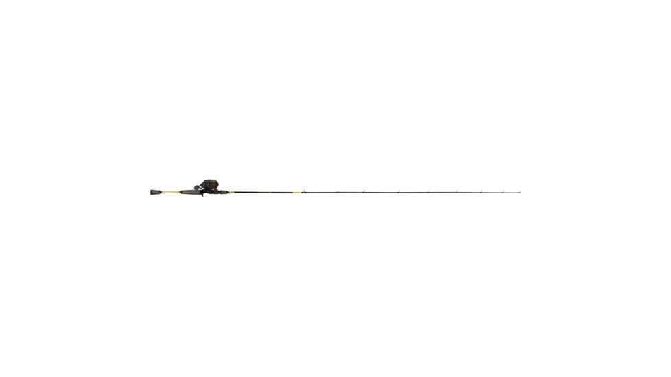 ProFISHiency 6ft8in Sniper Spincast Combo, Black, Gold, Black, 2pc, SNIPERCB
