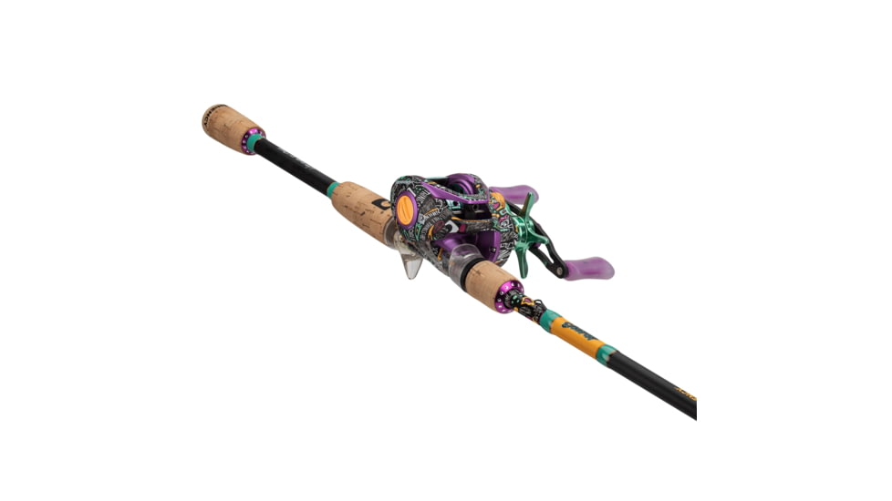 ProFISHiency Krazy 3 Baitcast Combo, 7ft, 1pc, Medium Heavy, 7.3-1, 6+1, Left Hand, KRAZY37MHBCL