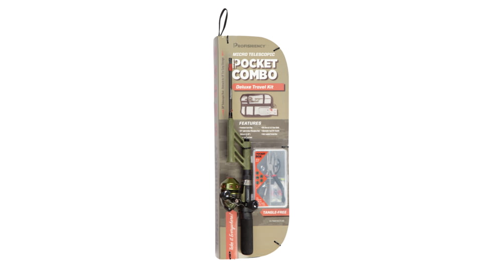 ProFISHiency Pocket Combo Deluxe Travel Kit, Multicolor, PCDTK