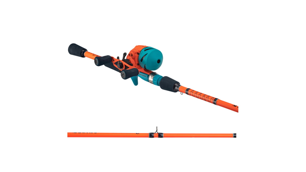 ProFISHiency Sniper Blaze Spincast Combo, 5ft8in, 2pc, Medium, 6.2-1, SNIPER58MBLAZE