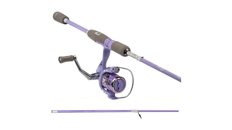 ProFISHiency Stream Queen Spinning Combo, 6ft6in, 2pc, Medium, 5.2-1, 4+1, PROSQ66SPIN