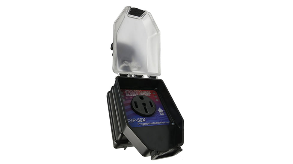 Progressive Industries Portable RV Smart Surge Protector With Cover 50 Amp, SSP-50XL