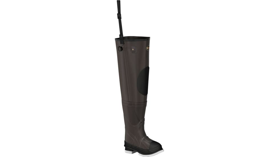 Proline Stream Rubber Hip Wader - Felt Outsole - Boy's, Dark Brown, US 5 2010-F-05