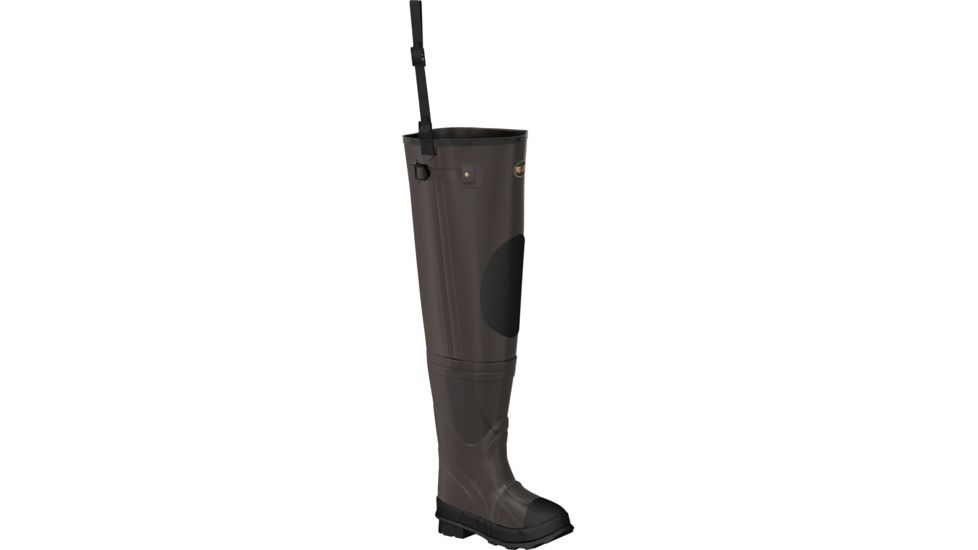 Proline Stream Rubber Hip Wader - Rubber Outsole - Men's, Dark Brown, US 11 2011-L-11