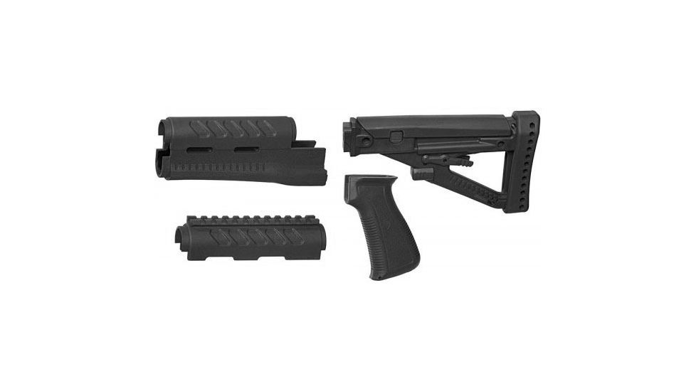 ProMag Archangel OPFOR Yugo PAP AK Furniture Kit w/Buttstock/Forend/Pistol Grip, Polymer, Black, AAPAP