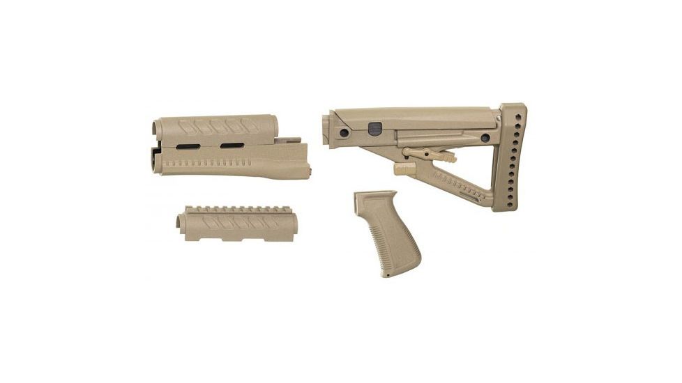 ProMag Archangel OPFOR Yugo PAP AK Furniture Kit w/Buttstock/Forend/Pistol Grip, Polymer, Desert Tan, AAPAP-DT