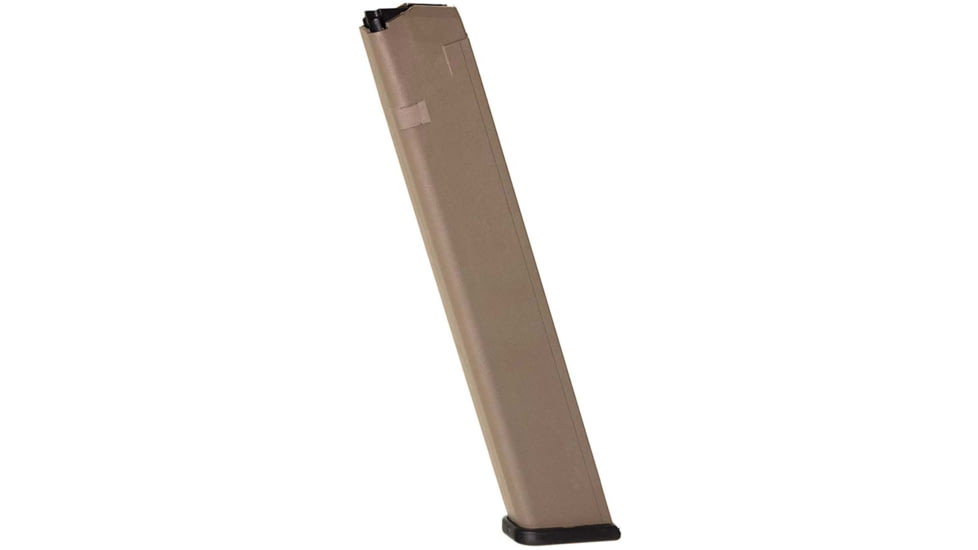 ProMag Polymer Pistol Magazine, Glock 17/19/26, 9mm, 32-Round, Dark Earth, GLK-A8B-FDE-32RD