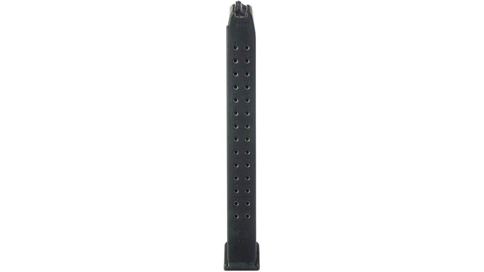 ProMag Polymer Pistol Magazine, Glock 17/19/26, 9mm, 32-Round, New And Improved Design, Black, GLK-A8B-32RD