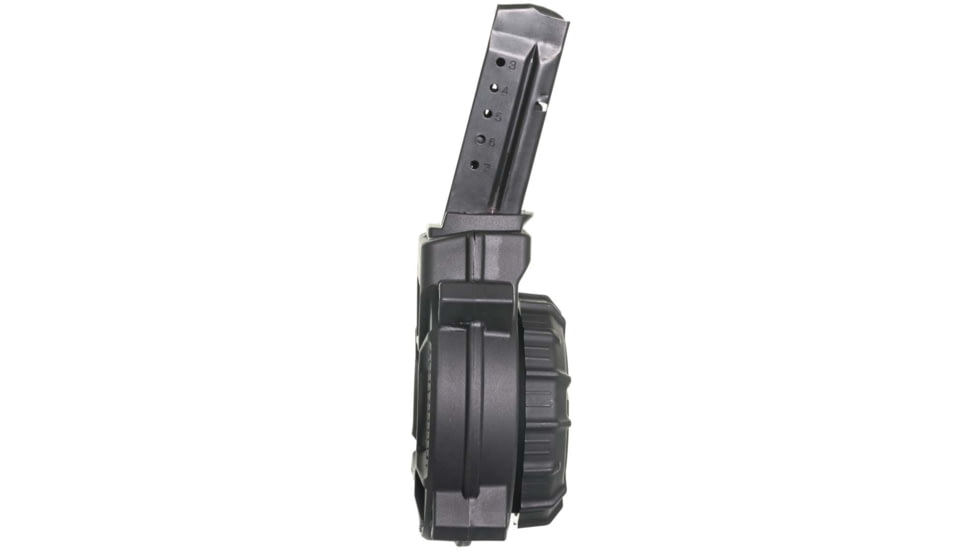 ProMag Pistol Magazine, Smith &amp; Wesson, 9mm Luger, 50 Round, Black, 1 Pack, DuPont Zytel Polymer, DRMA15-50RD