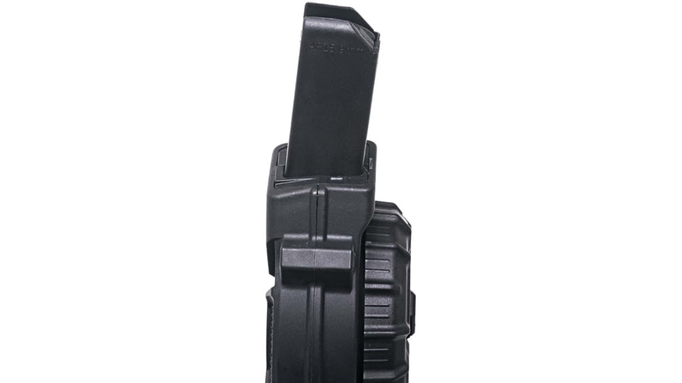 ProMag Polymer Rifle Magazine, AR-15, 9mm Colt/SMG Type, 50-Round, Black, DRM-A10-50RD