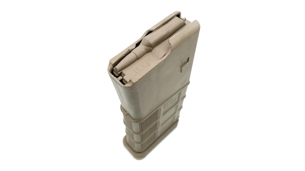 ProMag Polymer Rifle Magazine, AR-308, .308, 20-Round, Dark Earth, DPM-A3-FDE-20RD