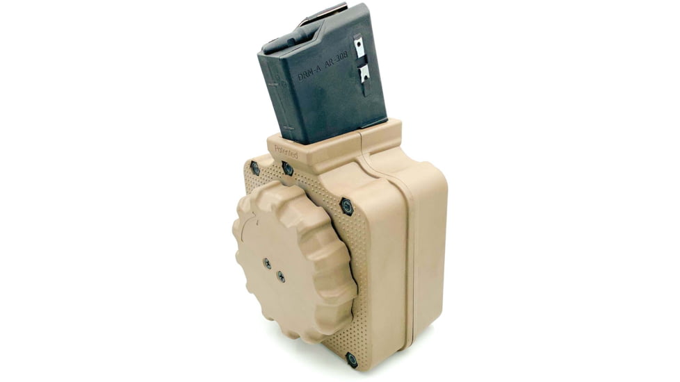 ProMag Polymer Rifle Magazine, AR-308, .308, 50-Round, Dark Earth, DRM-A1-FDE-50RD