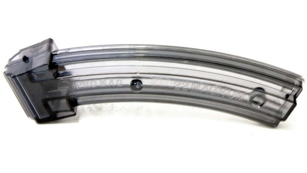 ProMag Polymer Rifle Magazine, Ruger 10/22, .22 Magnum, 23-Round, Smoke, RUG-A16-23RD