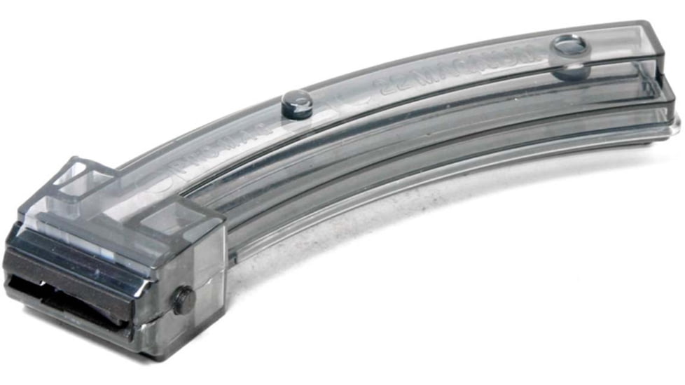 ProMag Polymer Rifle Magazine, Ruger 10/22, .22 Magnum, 23-Round, Smoke, RUG-A16-23RD