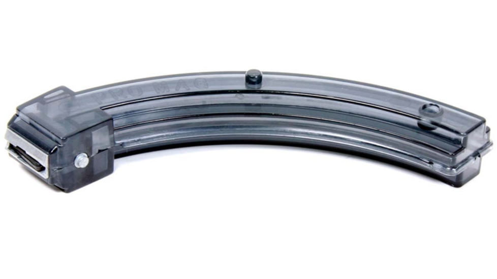ProMag Polymer Rifle Magazine, Ruger 10/22 Charger, .22LR, 32-Round, Smoke, RUG-A9-32RD