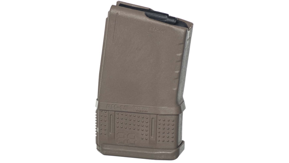ProMag Roller Follower Polymer AR-15 5.56mm Rifle Magazine, 15-Round, Dark Earth, RM-15-FDE-15RD