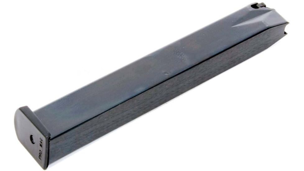 ProMag Steel Pistol Magazine, Ruger All 9mm P-Series 9mm, 32-Round, Black, RUG-A7-32RD