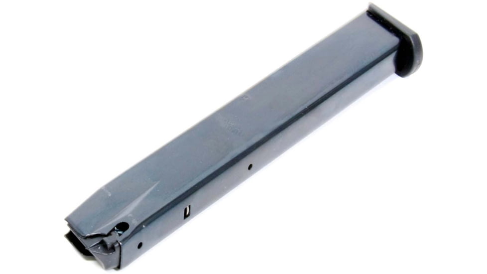 ProMag Extended Pistol Magazine, All 9mm Luger P-Series 9mm Luger, 32 Round, Blued, 1 Pack, Steel, RUGA7-32RD