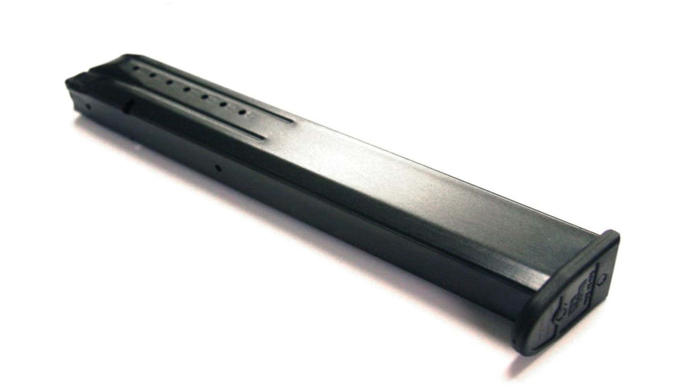 ProMag Steel Pistol Magazine, Smith &amp; Wesson M&amp;P9, 9mm, 32-Round, Black, SMI-A14-32RD