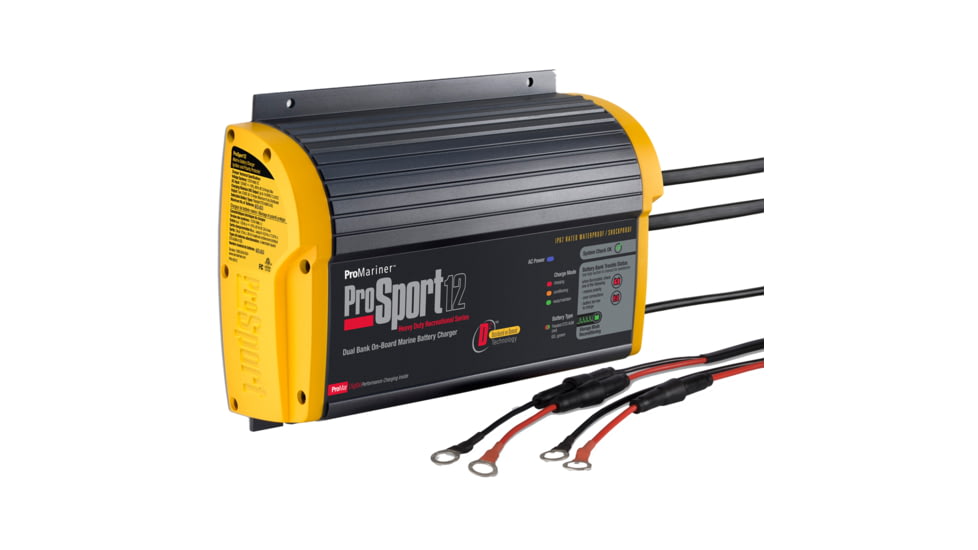ProMariner ProSport 12 PFC Gen Heavy Duty Recreation Series On-Board Marine Battery Charger - 12 Amp - 2 Bank 53823