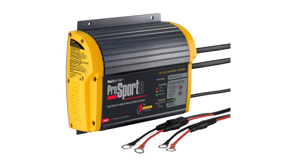 ProMariner ProSport 8 Gen 3 Heavy Duty On-Board Marine Battery Charger - 8 Amp - 2 Bank 49491
