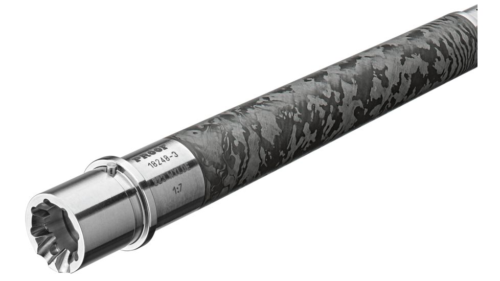 Proof Research PR15 Carbon Fiber 16in 300AAC Carbine Rifle Barrel, 300cal, 0.75GB, 8 Twist, 5/8 x 24, 100561