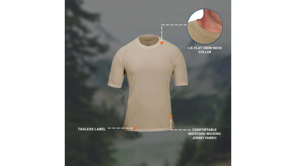 Propper 3 Pack Crew Neck Tee - Mens, Tan, L, F58306N233L