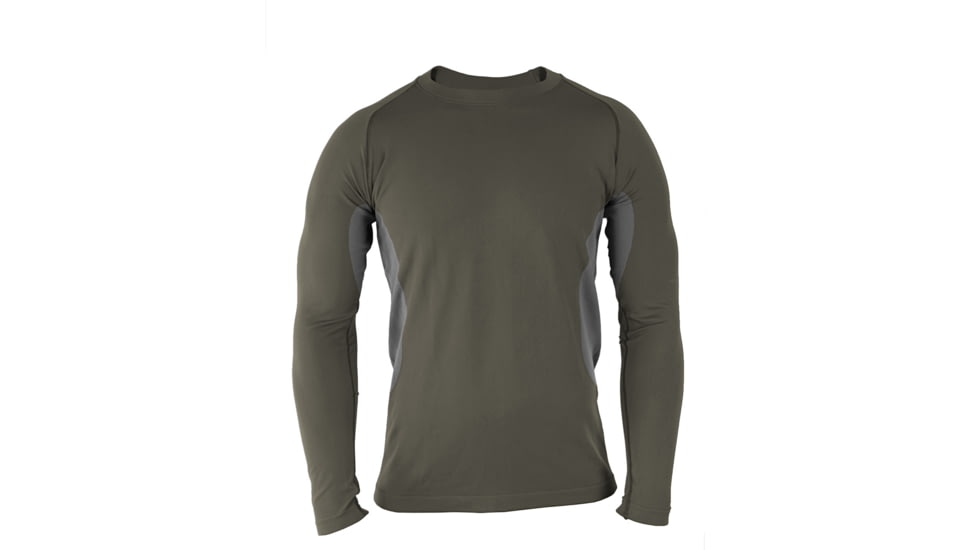 Propper Adventure Tech Level I L/S Top, 95/5 Polyester/XStatic (L), Size Size Small, Color Alpha Green