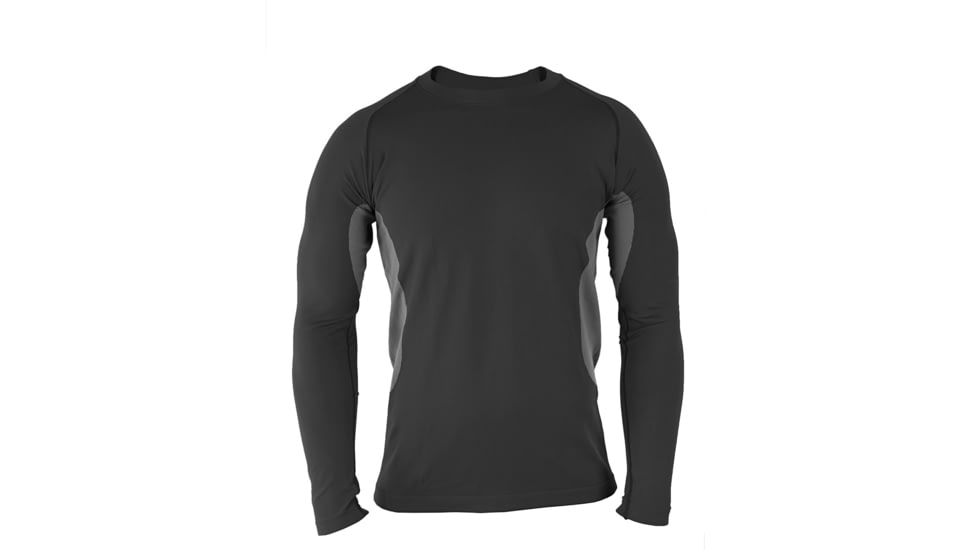 Propper Adventure Tech Level II L/S Top, 95/5 Polyester/XStatic (M), Size Size Small, Color Black