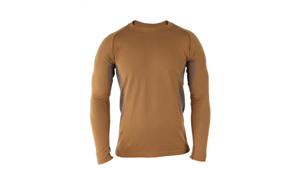 Propper Adventure Tech Level II L/S Top, 95/5 Polyester/XStatic (M), Size Size Small, Color Coyote