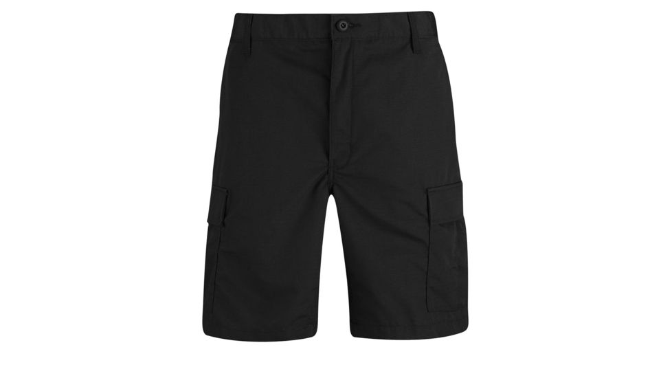 Propper BDU Cotton Ripstop Shorts w/Zip Fly, Black, Small
