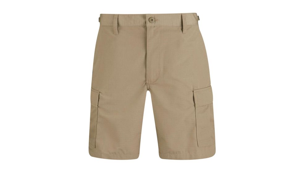 Propper BDU Cotton Ripstop Shorts w/Zip Fly, Khaki, 2XL