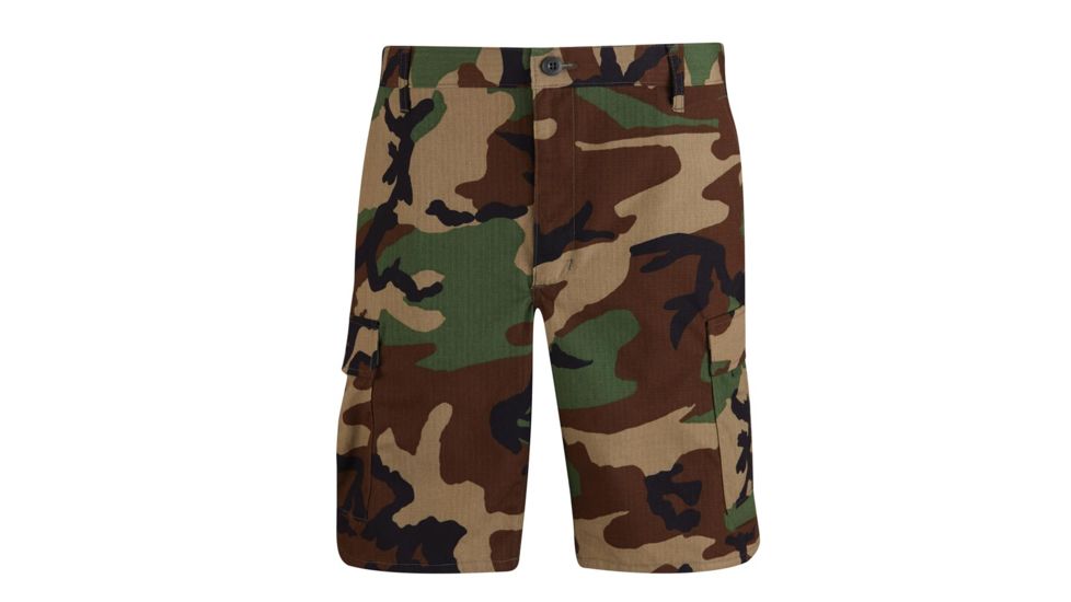 Propper BDU Cotton Ripstop Shorts w/Zip Fly, Woodland, Large