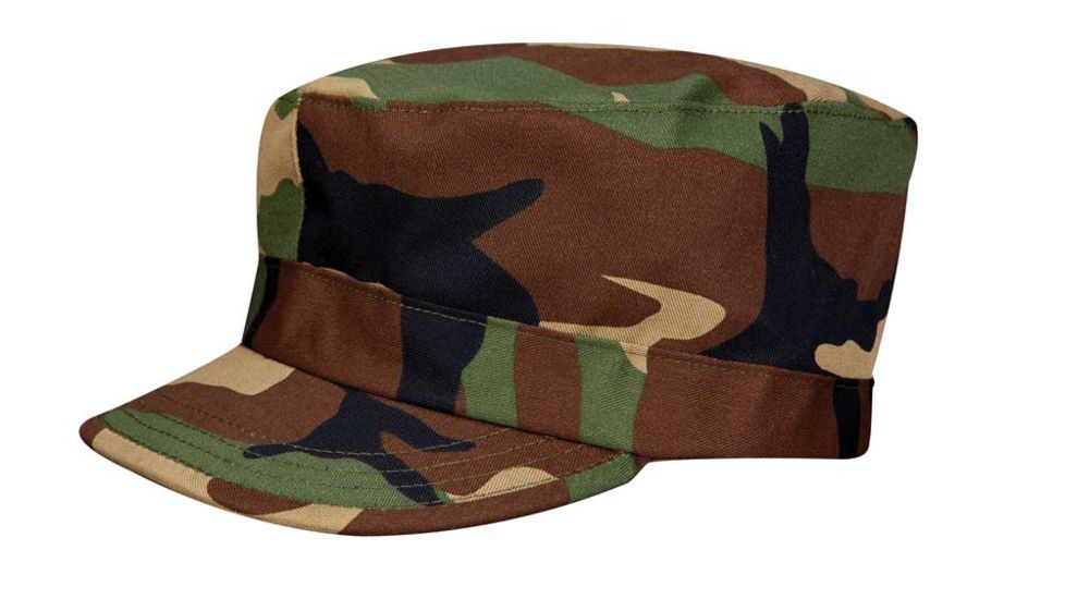 Propper BDU Twill Patrol Cap, 60/40 Cotton/Polyester, Extra Large, Woodland - F550512-XL-320