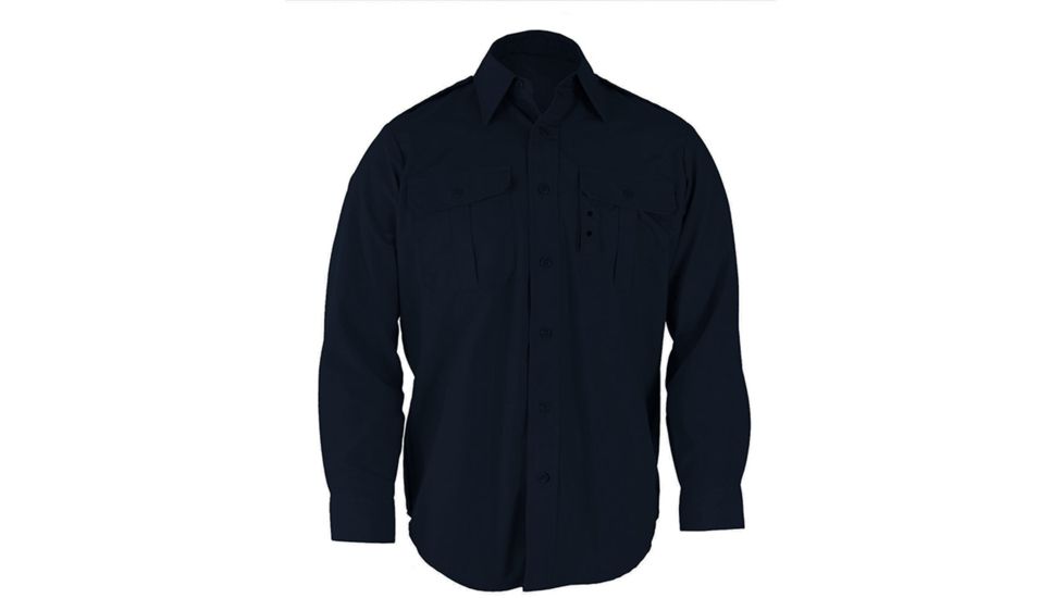 Propper Long Sleeve Tactical Shirt LAPD Navy, 65/35 Poly/Cotton Battle Rip, Size 3XLR F5302384503XL2