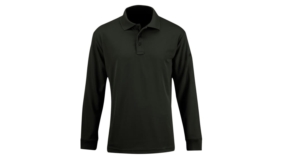 Propper Long Sleeve Uniform Polo - Mens, Dark Green, 6XL, F53564C3116XL