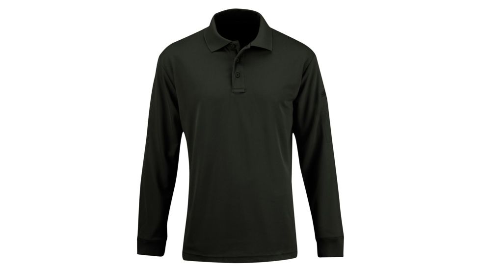Propper Long Sleeve Uniform Polo - Mens, Dark Green, 8X Large, F53564C3118XL