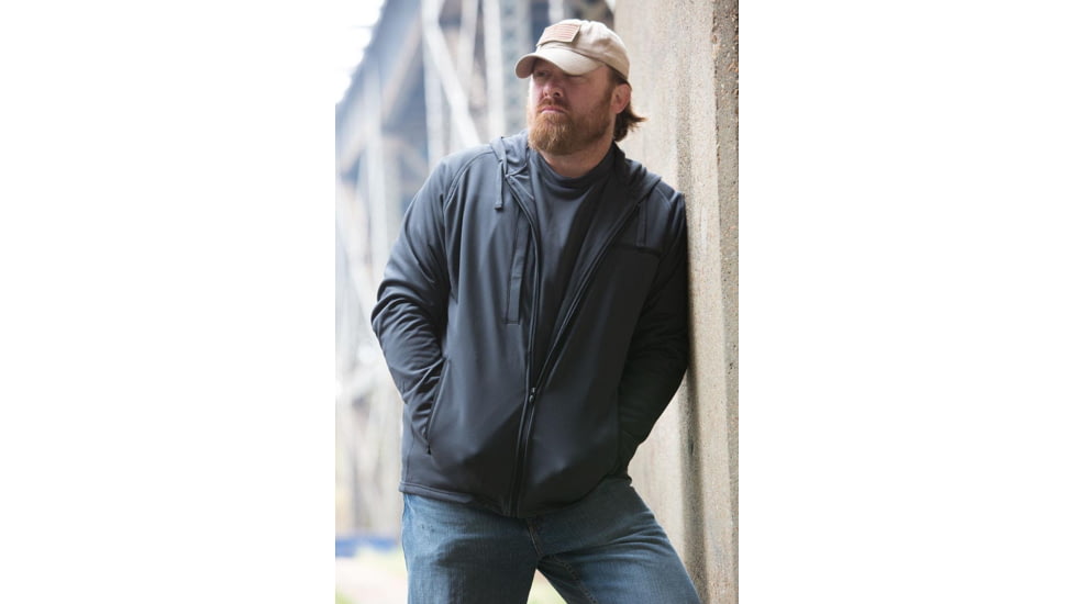 Propper Mens 314 Hooded Sweatshirt Poly Black M F54900W001M