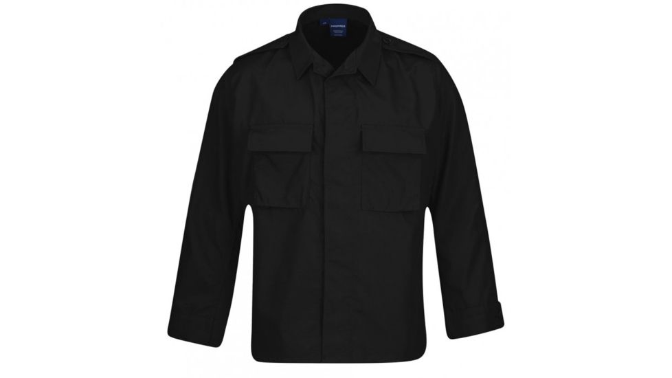 Propper Mens BDU Shirt,Long Sleeve, Black, 4XL3, F5452380014XL3